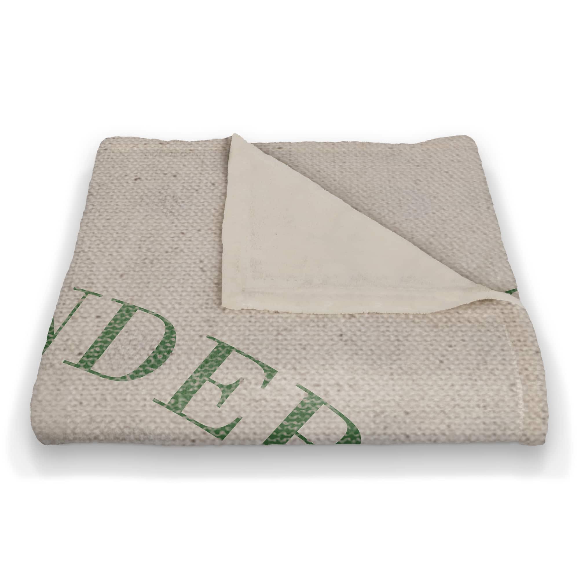 Meet Under Mistletoe 50x60 Coral Fleece Blanket